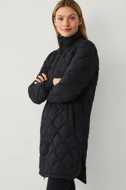 Áhkká Jacka Quilted Long Padded Jacket