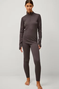 Áhkká Underställströja Merino Wool LS Halfzip W
