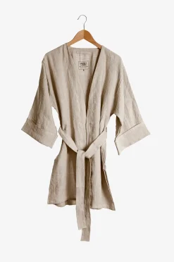 Lovely Linen Kimono Lovely i tvättat lin