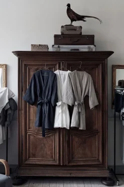 Lovely Linen Kimono Lovely i tvättat lin