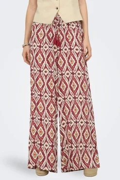 Only Byxor onlGini Mikasi Wide Pull UP Pant WV