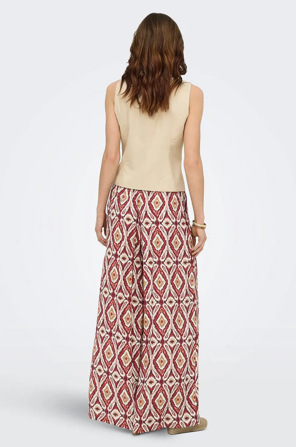 Only Byxor onlGini Mikasi Wide Pull UP Pant WV