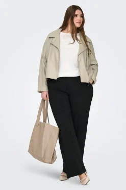 Only Carmakoma Bikerjacka carCarmen Faux Leather Biker Otw NO