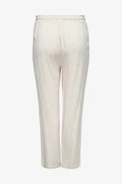 Only Carmakoma Byxor carSiesta HW Pull-up Linen Bl Pnt