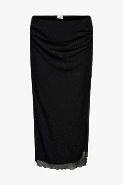 Only Carmakoma Kjol carLoura Stone Mesh Calf Skirt Jrs