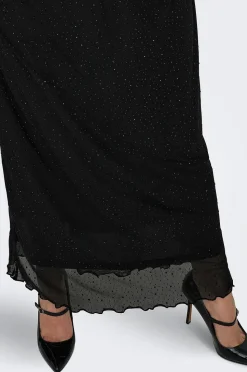 Only Carmakoma Kjol carLoura Stone Mesh Calf Skirt Jrs