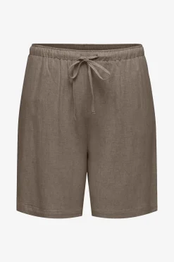 Only Carmakoma Shorts carSiesta MW Pull-up Lin BL Shorts