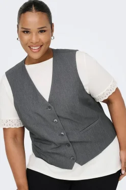 Only Carmakoma Väst carIris-hattie Waistcoat Tlr