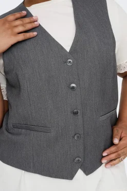 Only Carmakoma Väst carIris-hattie Waistcoat Tlr