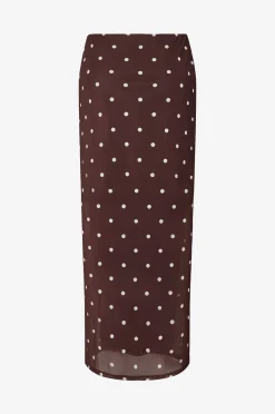 pieces Maxikjol pcDorthea HW Ankle Mesh