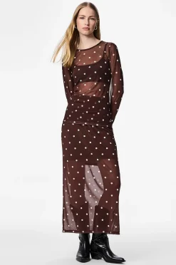 pieces Maxikjol pcDorthea HW Ankle Mesh