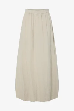 pieces Maxikjol pcSastina HW Maxi Slit Skirt Wvn