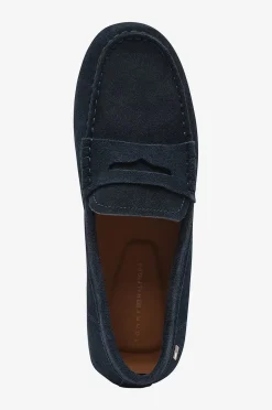 Tommy Hilfiger Loafers Flag Soft Suede Driver Loafer