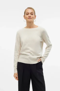 Vero Moda Tröja vmDoffy LS O-Neck Blouse