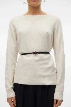 Vero Moda Tröja vmDoffy LS O-Neck Blouse