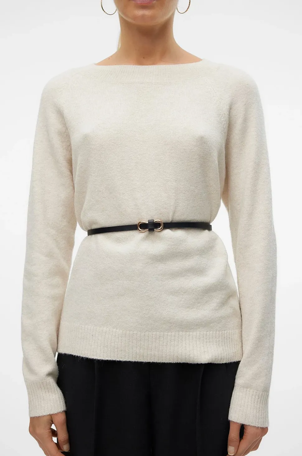 Vero Moda Tröja vmDoffy LS O-Neck Blouse