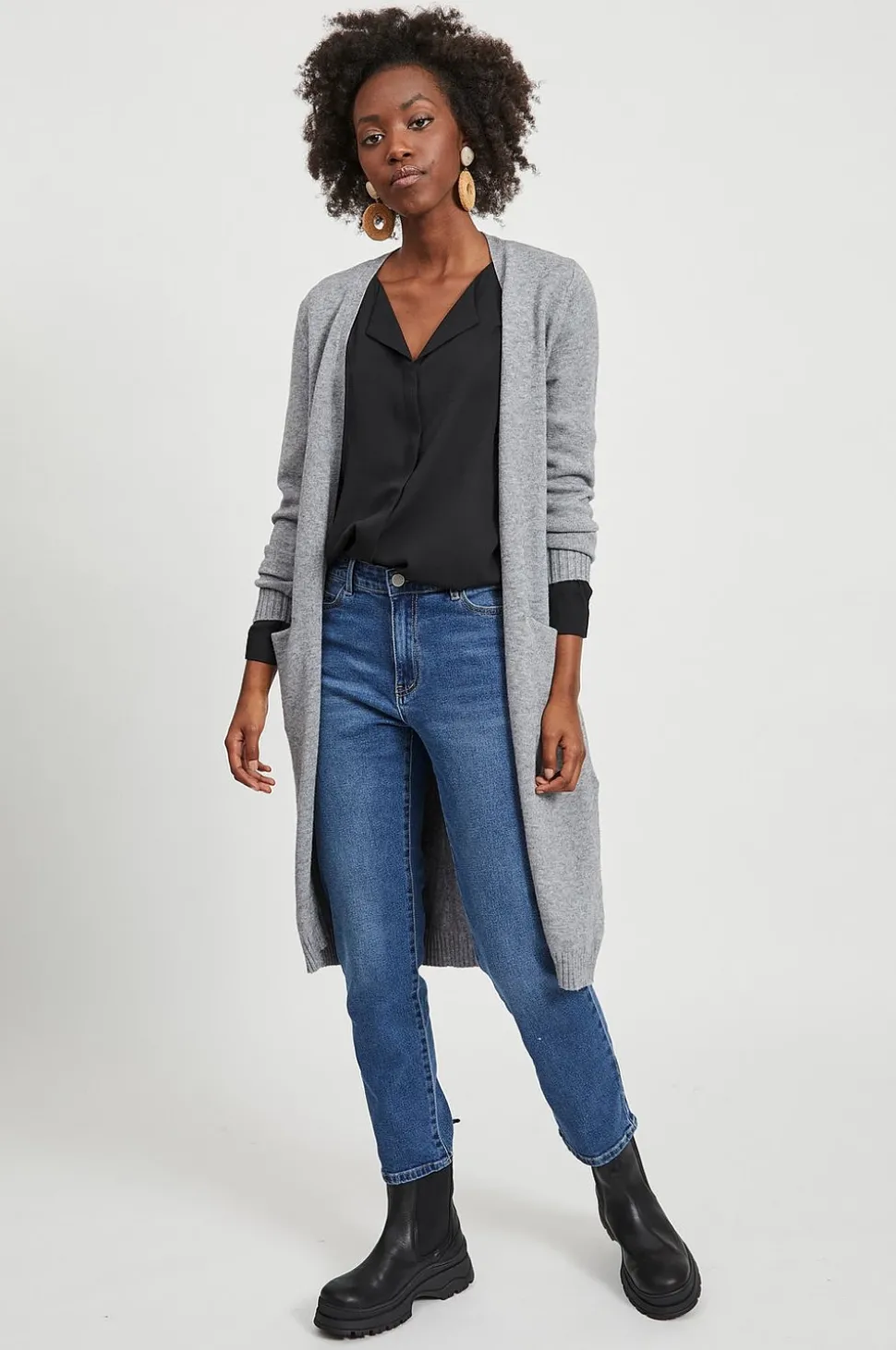Vila Cardigan viRil L/S Long Knit