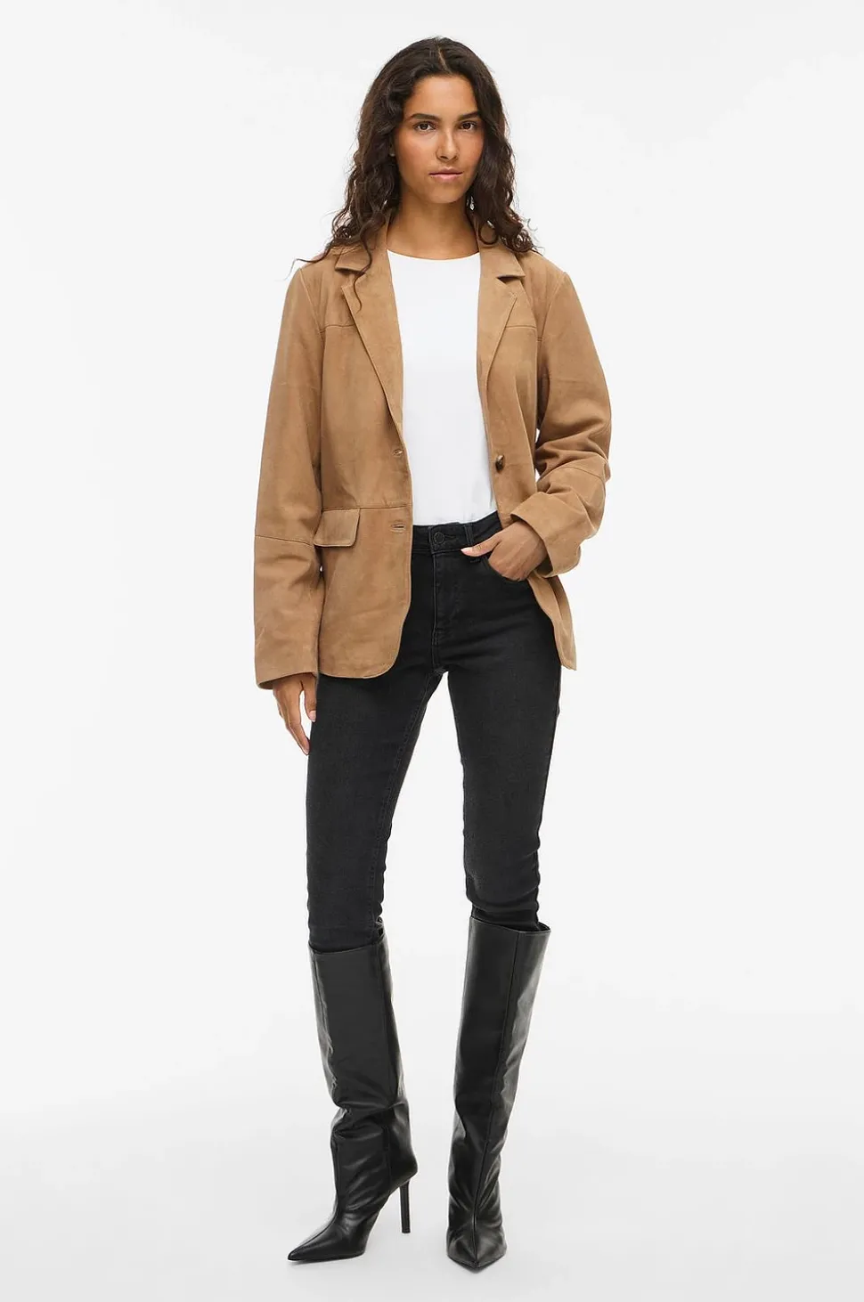 Vila Kavaj viIda L/S Suede Blazer