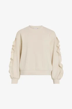 Vila Sweatshirt viMentina Flounce O-neck L/S