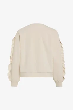Vila Sweatshirt viMentina Flounce O-neck L/S