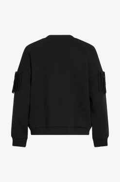 Vila Sweatshirt viReflect L/S O-neck Fringe