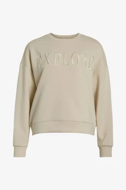 Vila Sweatshirt viReflect New Emb L/S Sweat Top
