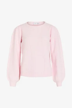 Vila Tröja viBri O-neck L/S Detail Knit