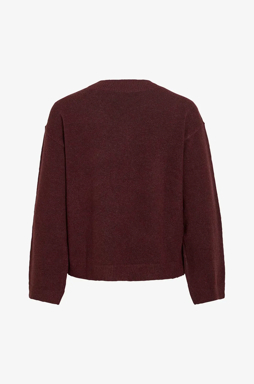 Vila Tröja Viliga L/S Rev V-Neck Knit Top - No