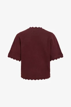 Vila Tröja Vinikolina O-Neck 2/4 Knit Top - No