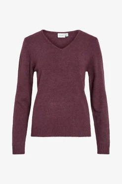 Vila Tröja viRil V-neck Knit Top