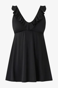 Zizzi Badklänning Stima Frill Swim Dress