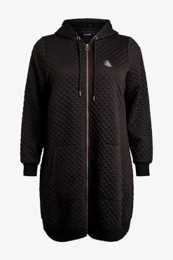 Zizzi Huvtröja aeMana L/S Long Cardigan