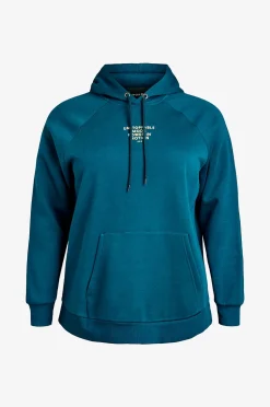 Zizzi Huvtröja Annie L/S Hoodie Sweat