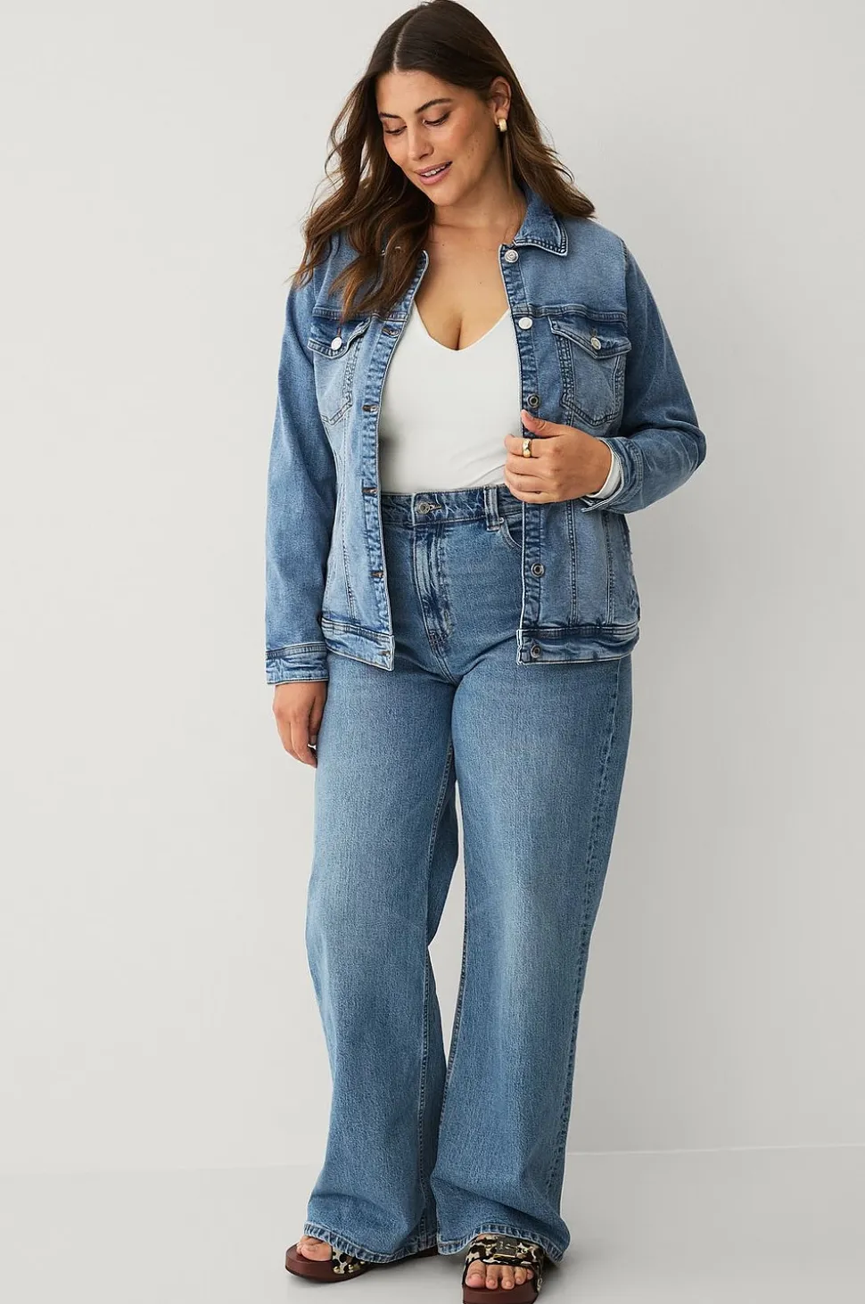 Zizzi Jeansjacka jAlli L/S Jacket