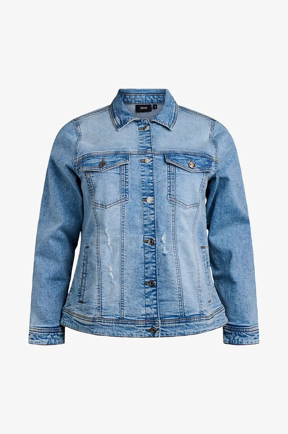 Zizzi Jeansjacka jAlli L/S Jacket
