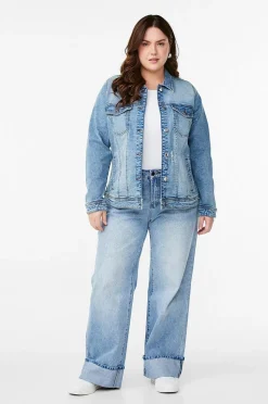 Zizzi Jeansjacka jAlli L/S Jacket