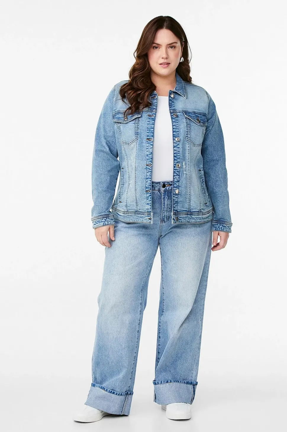 Zizzi Jeansjacka jAlli L/S Jacket