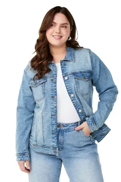 Zizzi Jeansjacka jAlli L/S Jacket