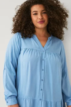 Zizzi Tunika vFlora L/s Tunic